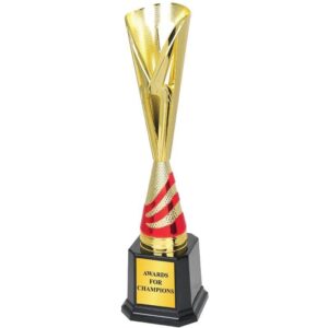 Economy Trophy 19403 Gold Red