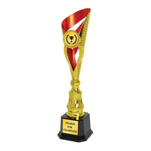 Economy Trophy 19486 Gold Red