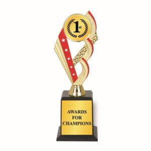 Economy Trophy 19535 Gold Red