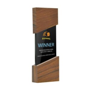 Wooden Glass Award 57145 Walnut Black