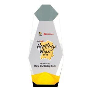 Crystal Award 66035 Clear Gold