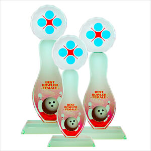 Exclusive Crystal Glass Awards 8174 (Bowling)