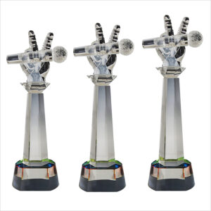 Exclusive Crystal Glass Awards (Microphone) 8265