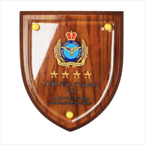 Exclusive Wooden Crystal Plaque 3065