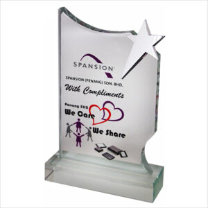 Exclusive Crystal Star Plaque 3056