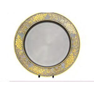 Malaysia Pewter Plate (Gold) 7507