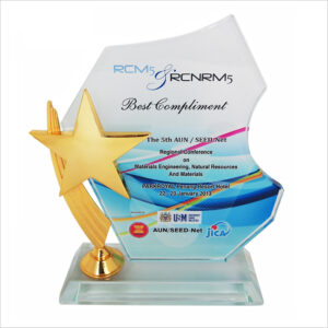 Exclusive Crystal Star Plaque 3028