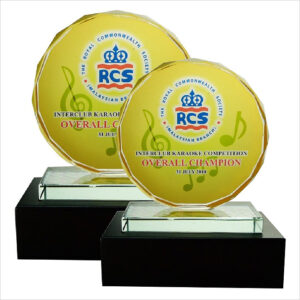 Exclusive Crystal Glass Awards 8007