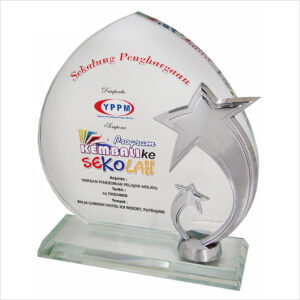 Exclusive Crystal Star Plaque 3054