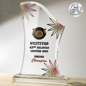 Exclusive Crystal Plaque 3092